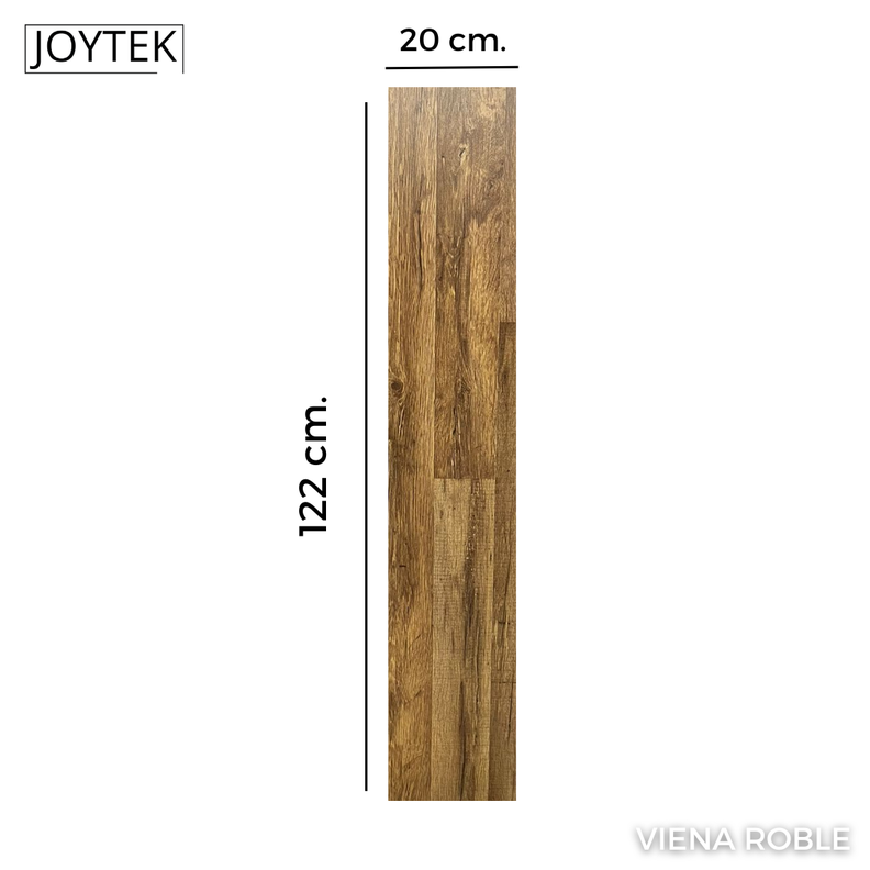 Piso Flotante Resistente al Agua 8 mm Viena Roble 121x19 cm / 1,92 m2 (1 Caja 8 Uni)-2