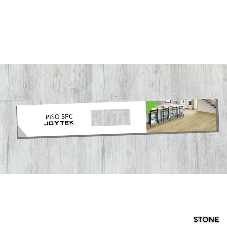 Piso Vinílico SPC 5 mm Stone 123x18 cm / 2,25 m2 (1 Caja 10 Uni)-2