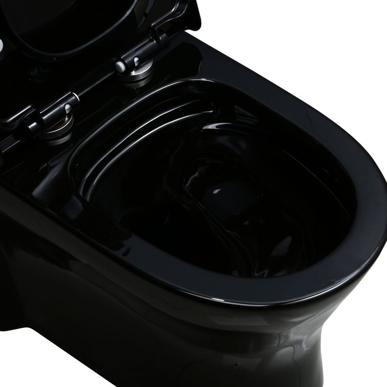 Wc One Piece Negro con Sello Antifuga 30cm 2002-5