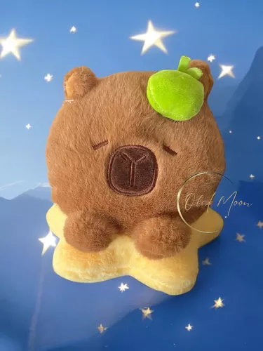 Peluche Capibara Estrellita, Kawaii Suave, Tierno Y De Apego-1