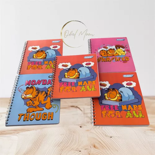 Set Cuaderno Diseño Garfield 100 Hojas Torre, Universitario-1