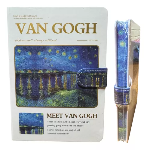 Libreta Diseño Van Gogh Tapa Dura Lineal, Oficina,estudiante-2