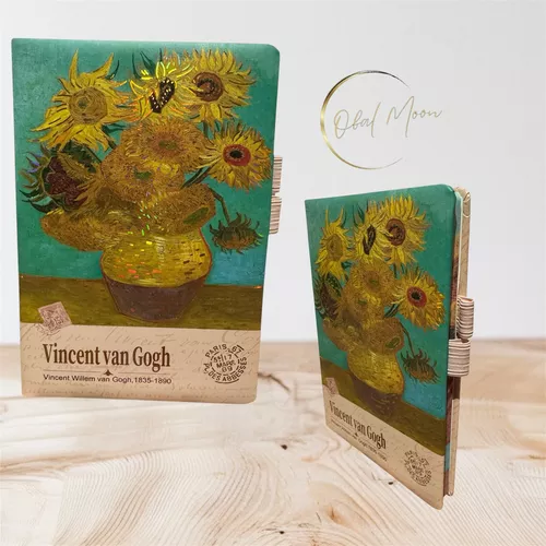 Libreta Van Gogh Lineal Tapa Dura, Apuntes, Anotaciones-1