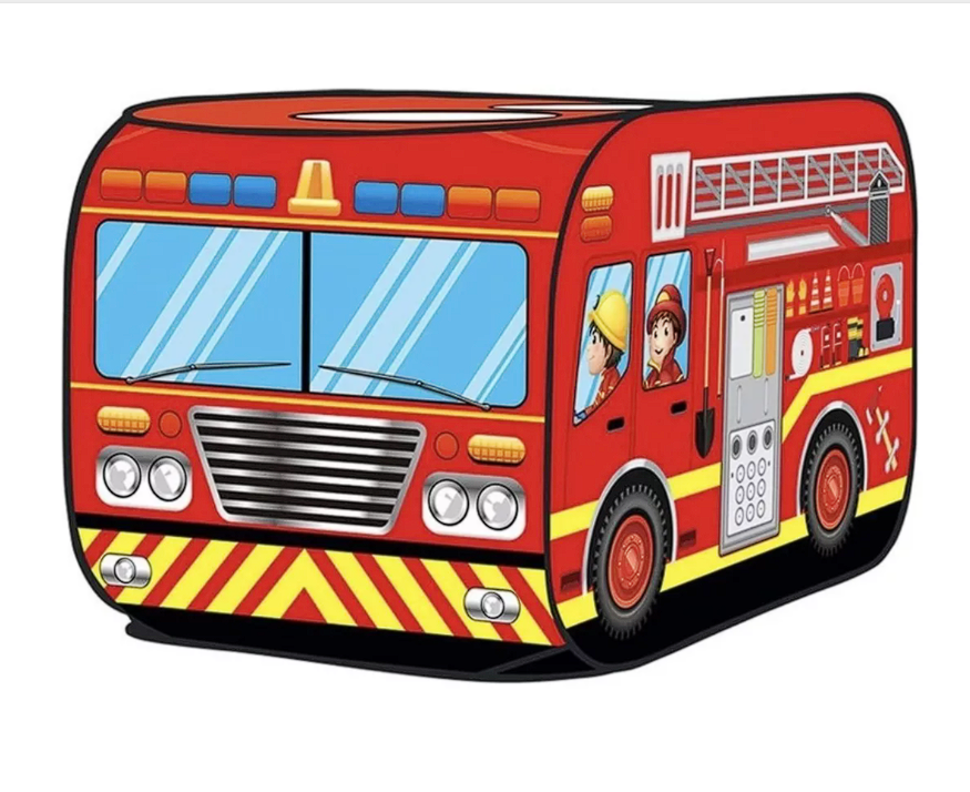 Carpa Carro De Bomberos, Camión, Infantil, Impermeable Niños-0