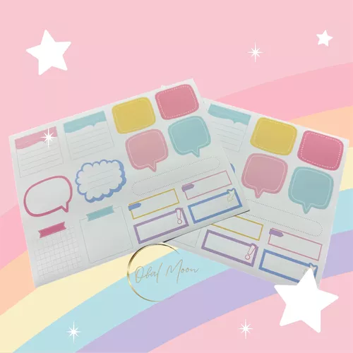 Set Papelería Escolar Kawaii Rosa Pastel, Escritorio/estuche-2