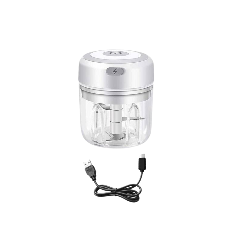 Mini Picador De Alimentos Verduras Inalámbrico 250ml-6