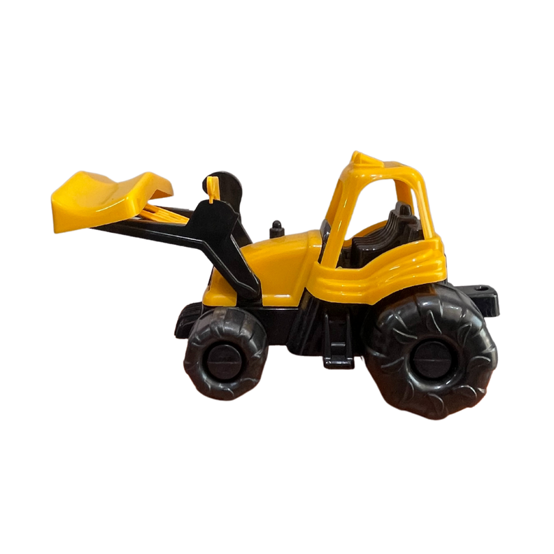 Mini Camión Retroexcavador De Juguete Construcción Amarillo-0