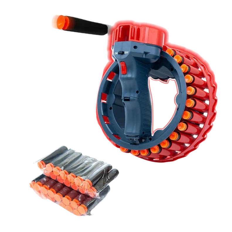 Lanza Dardos Automático Recargable 28 Dardos Growler-4