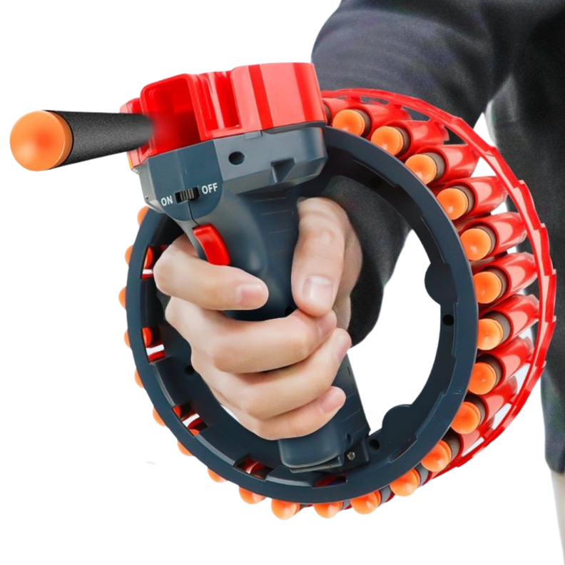 Lanza Dardos Automático Recargable 28 Dardos Growler-2