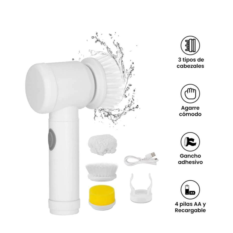 Cepillo de Limpieza Eléctrico 5 en 1 Multifuncional Usb-1