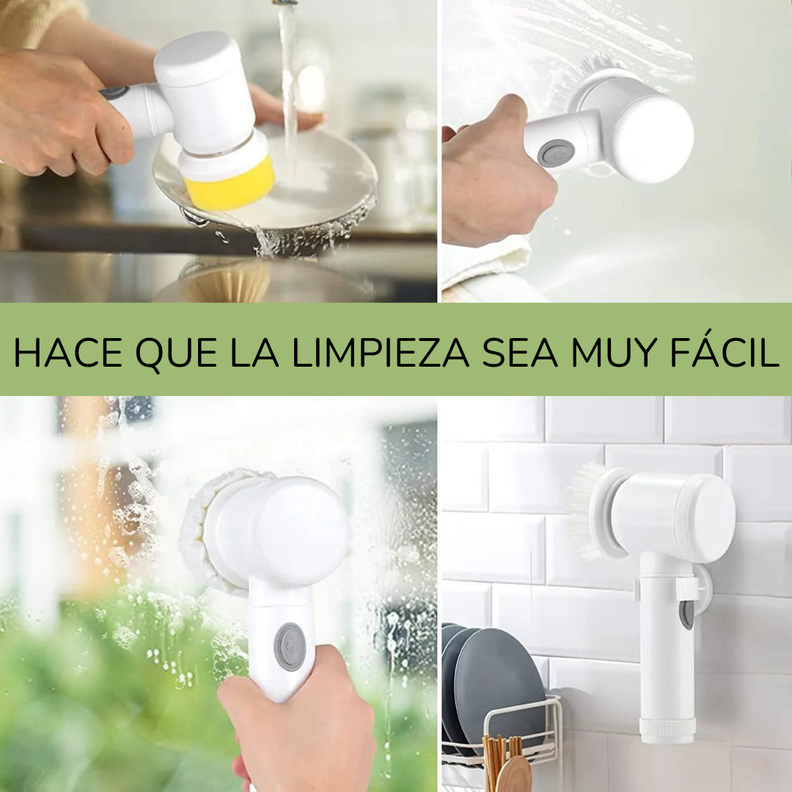 Cepillo de Limpieza Eléctrico 5 en 1 Multifuncional Usb-6