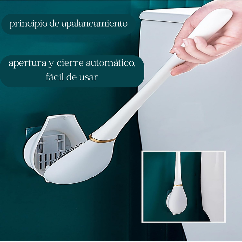  Cepillo de Baño Para Inodoro De Silicona de Pared-2
