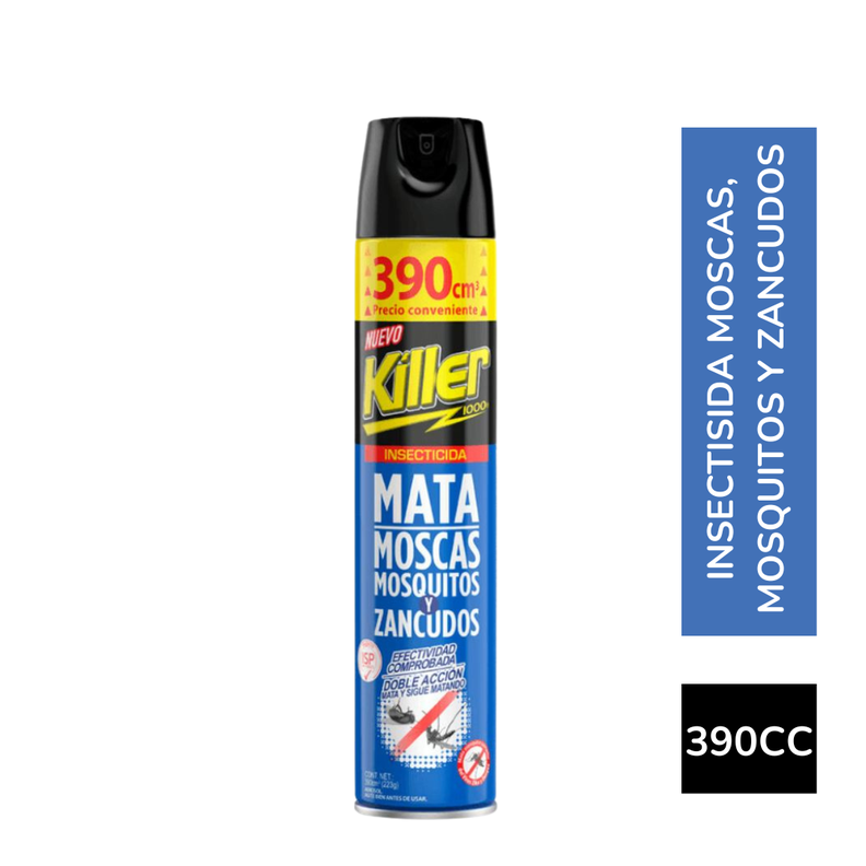 Insecticida 1000 Moscas, Mosquitos Y Zancudos 390cc -1