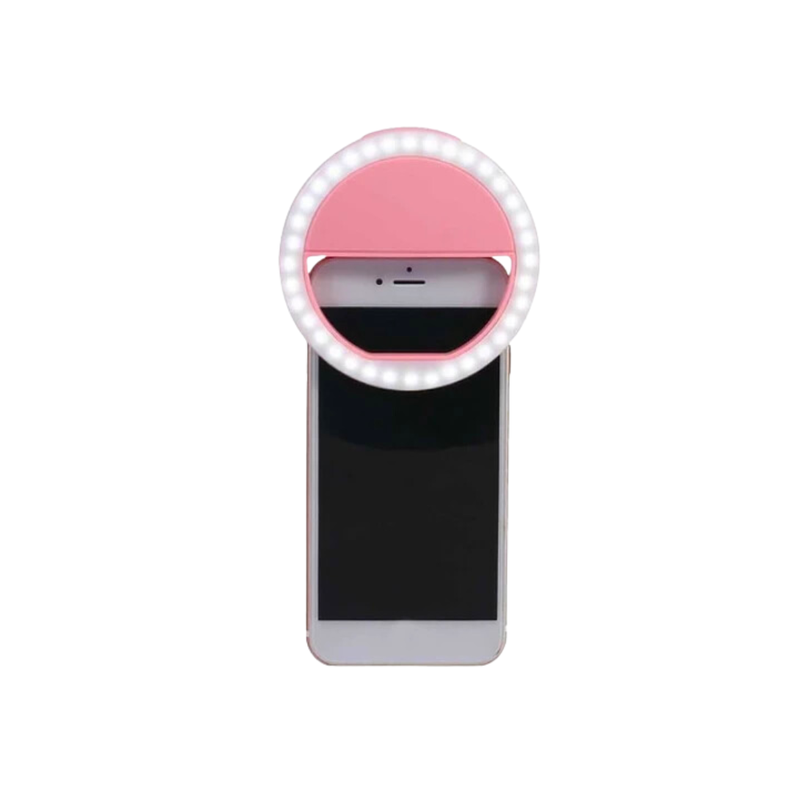 Aro Luz Led Celular Selfie Anillo 3 Modos Iluminación Usb-0