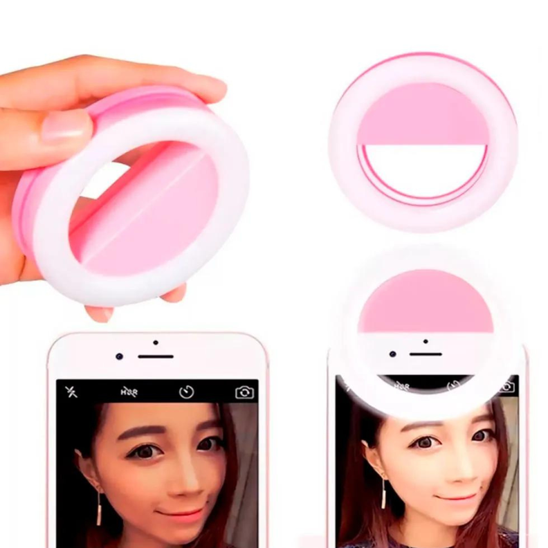 Aro Luz Led Celular Selfie Anillo 3 Modos Iluminación Usb-5
