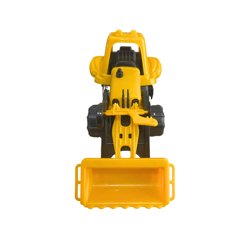 Mini Camión Excavador De Juguete Construcción Amarillo-2