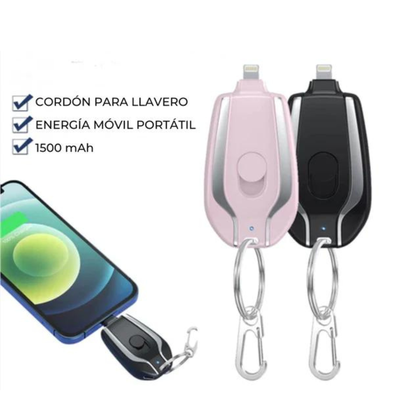 Llavero Portátil Cargador de iPhone USB-C a Lightning-3