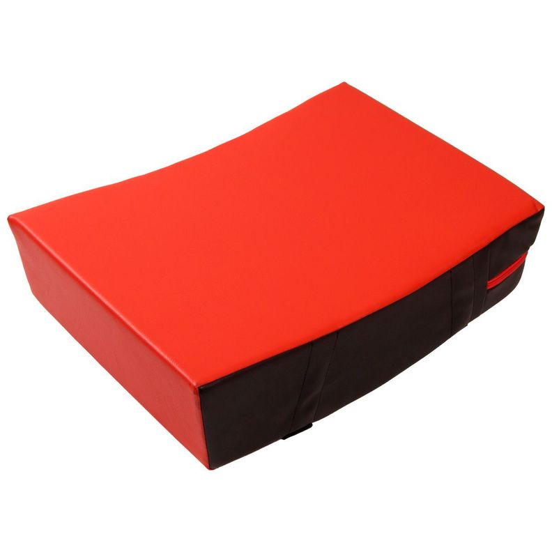 Escudo Curvo De Rugby Rojo 65x45x15 Tela Tevinil-2