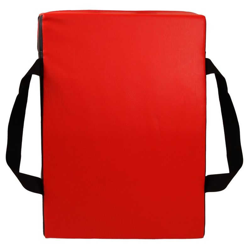 Escudo Curvo De Rugby Rojo 65x45x15 Tela Tevinil-0