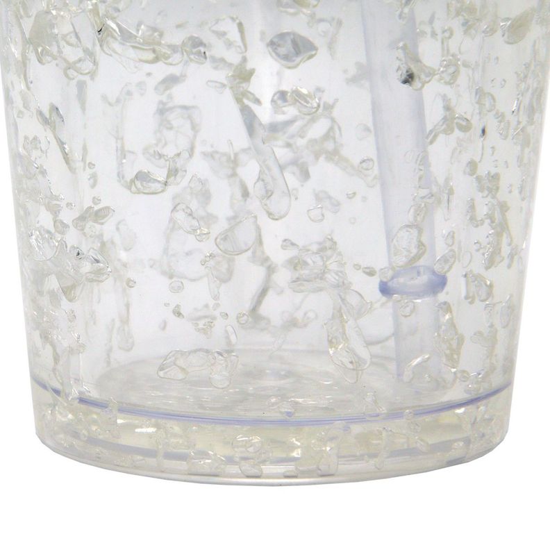 Vaso Transparente Con Bombilla Diseño Minnie / Mickey Con Orejas -3
