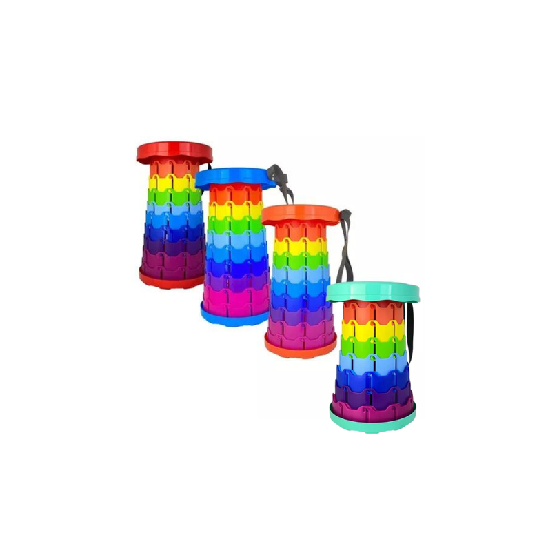 Asiento Plegable Portátil Multicolor 150 kg-2