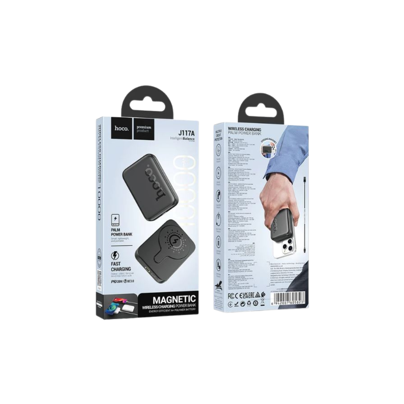 Cargador Portatil PowerBank J117A Esteem PD20W Magnetico-5