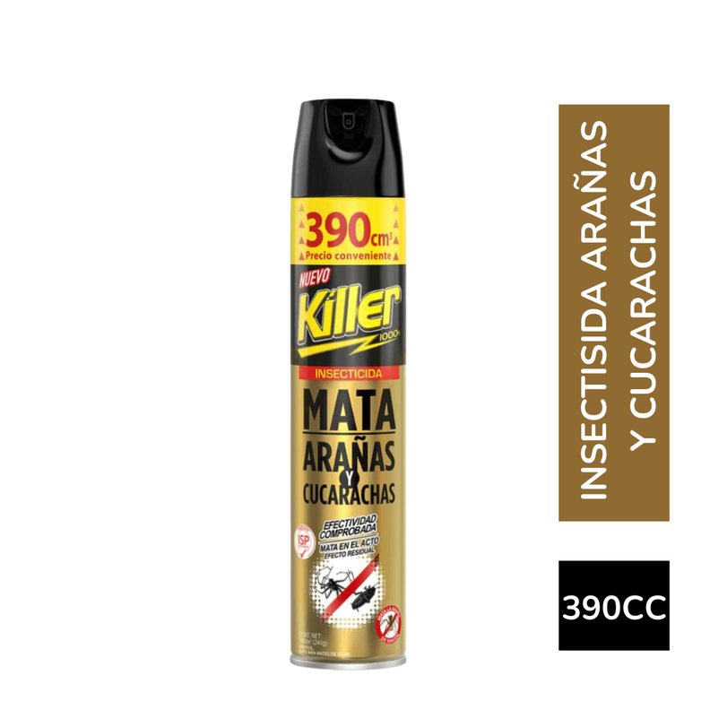 Insecticida 1000 Arañas Y Cucarachas 390cc -1