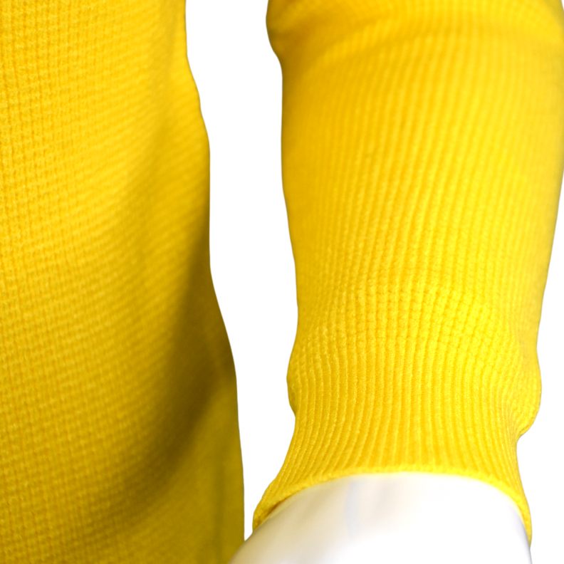 Sweater Hombre Elasticado Cuello Alto Beatle Amarillo-3