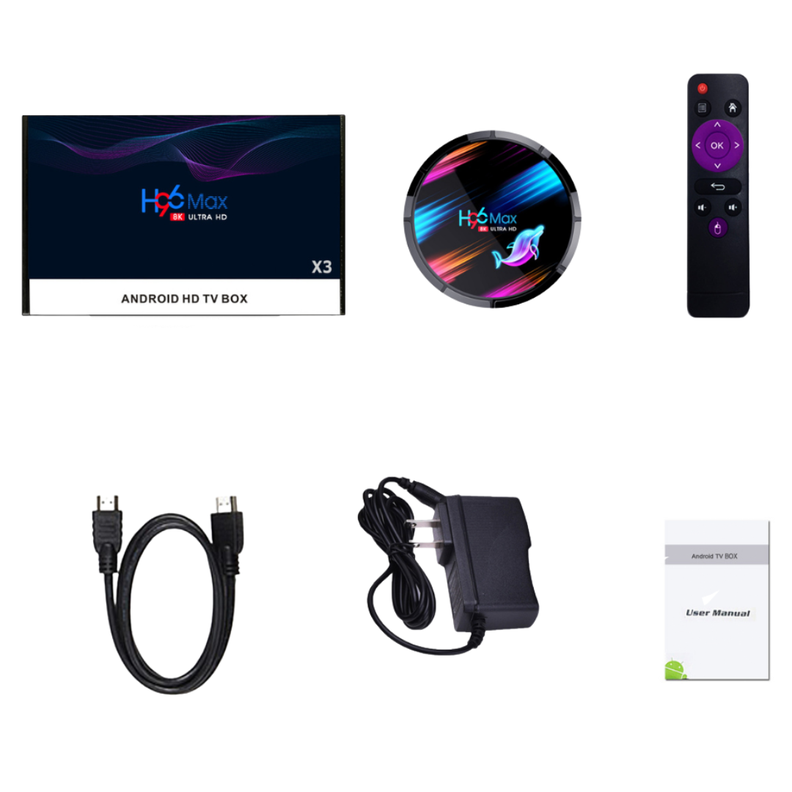 H96 Max X3 Android 9.0 Con Bluetooth-3