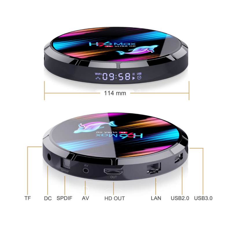 H96 Max X3 Android 9.0 Con Bluetooth-2