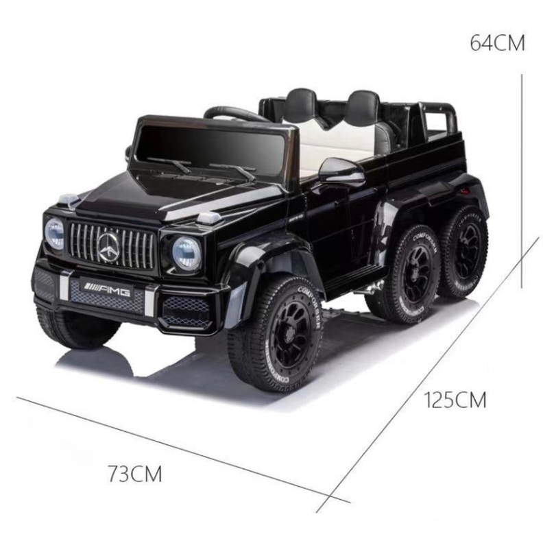 Auto Negro Eléctrico Mercedes Benz 12V 10Ah -5