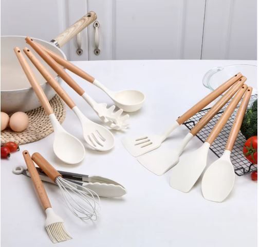 Juego De Utensilios Premium De Cocina Incluye Tazas Medidora-2