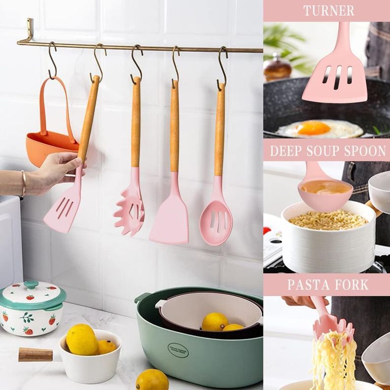Juego De Utensilios Premium De Cocina Incluye Tazas Medidora-3