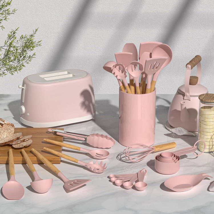 Juego De Utensilios Premium De Cocina Incluye Tazas Medidora-4