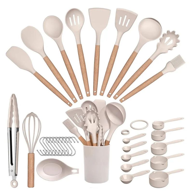 Juego De Utensilios Premium De Cocina Incluye Tazas Medidora-5