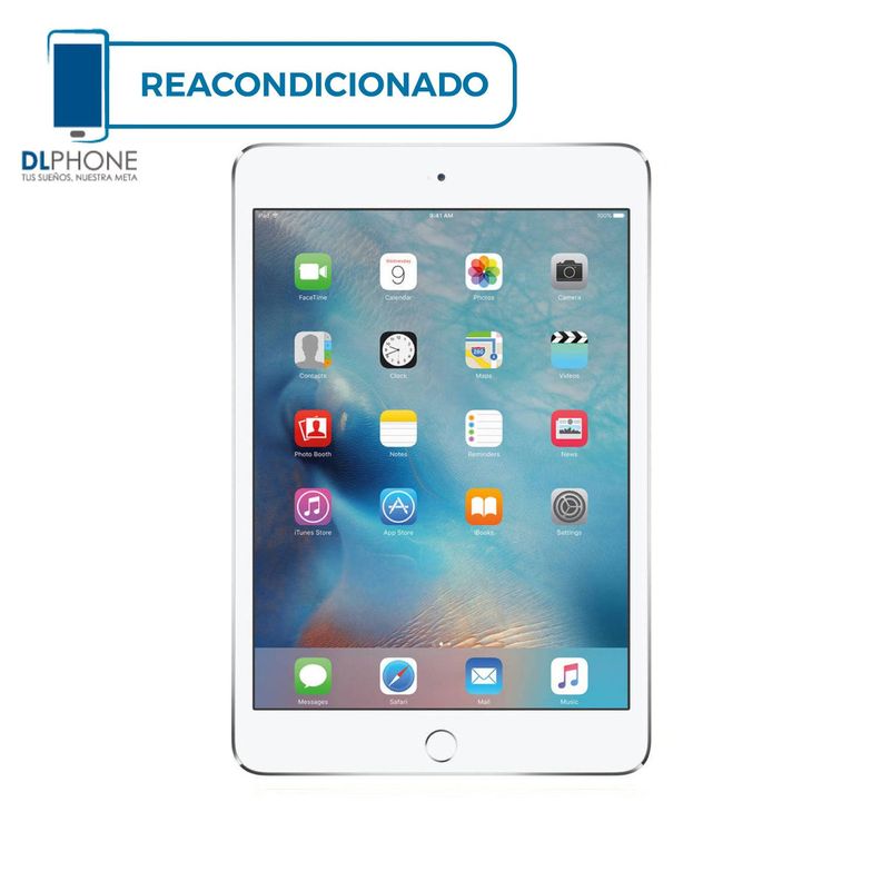 iPad Mini 4 128GB Plata Reacondicionado-1