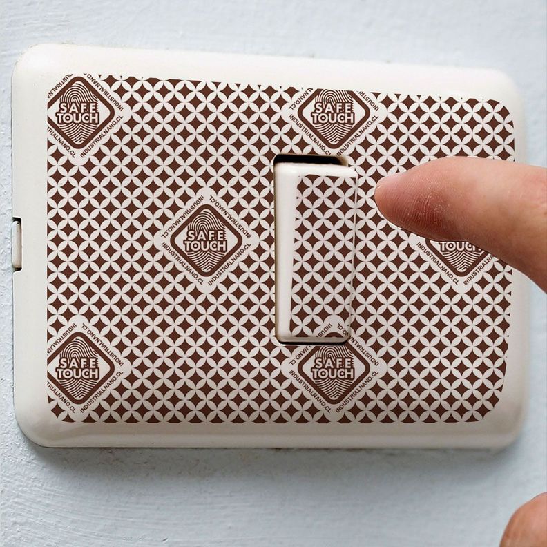 Láminas adhesivas antibacterianas de 15 cm x 9,5 cm-2