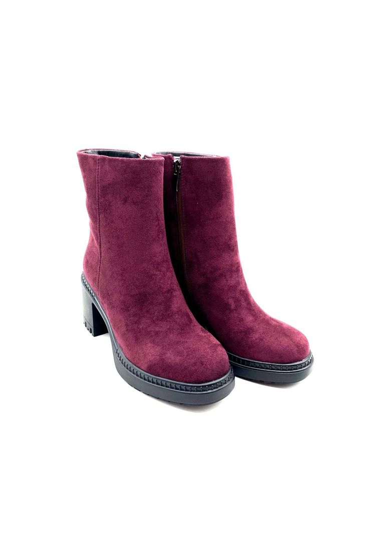 Botin Mujer Nina Burdeo Maria Pia-1