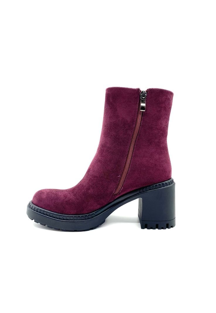 Botin Mujer Nina Burdeo Maria Pia-5