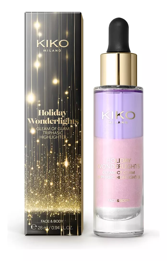 Kiko Milano Iluminador Líquido Cuerpo Rostro Con Destellos-0