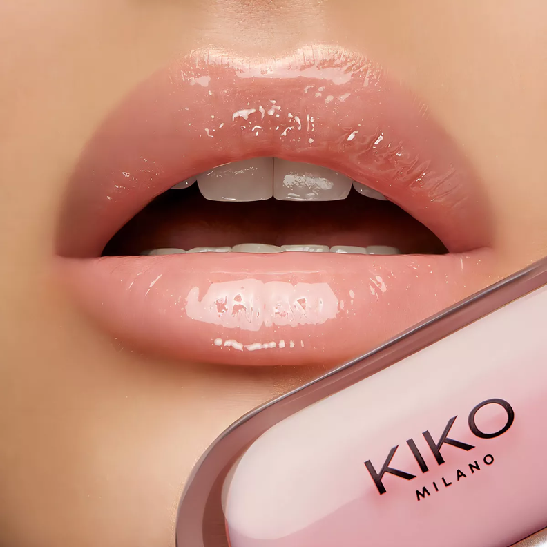 Gloss Kiko Milano Lip Volume Color 01tutú, Color Rosa Claro-1