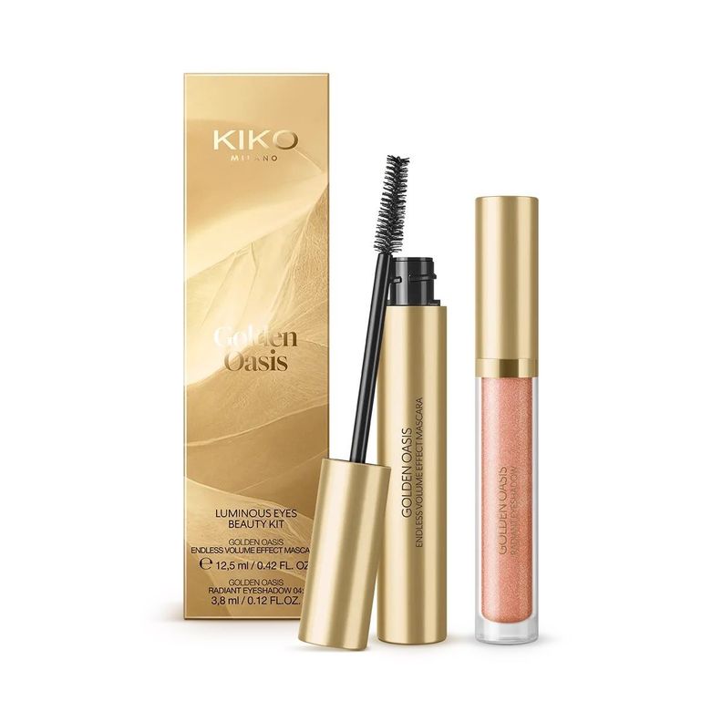 Kiko Milano Golden oasis luminous eyes beauty kit