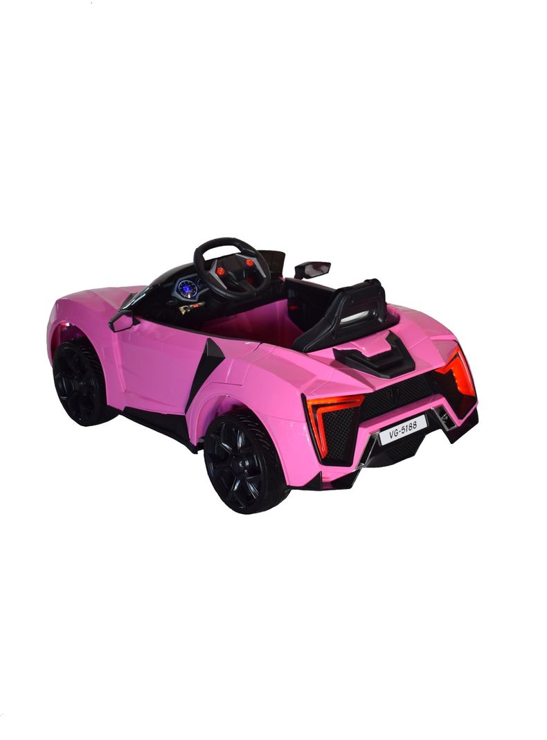 AUTO A BATERÍA MIAMI VICE ROSA-1