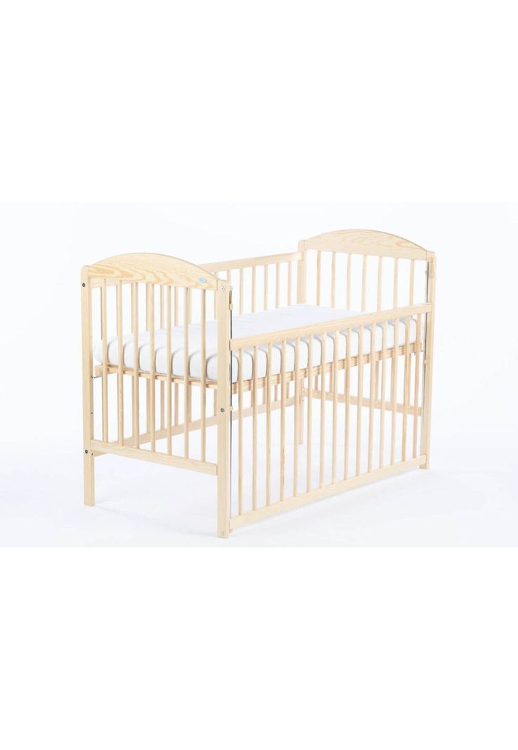 Cuna KUBA Lateral Ajustable (120 x 60) - Pino Natural-0