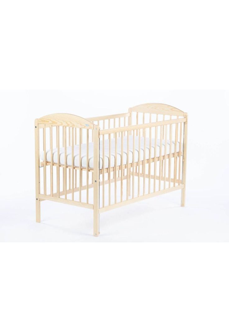 Cuna KUBA Lateral Ajustable (120 x 60) - Pino Natural-3