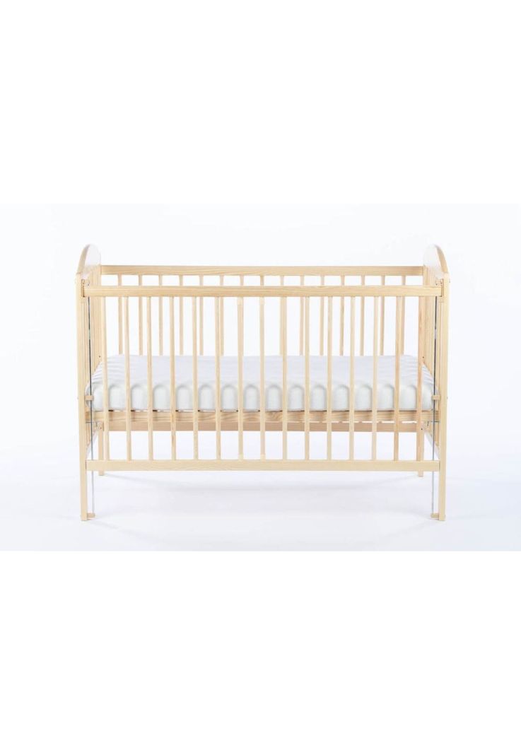 Cuna KUBA Lateral Ajustable (120 x 60) - Pino Natural-5