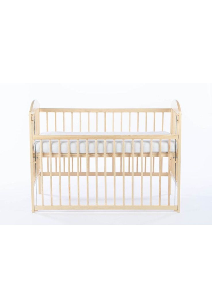Cuna KUBA Lateral Ajustable (120 x 60) - Pino Natural-6