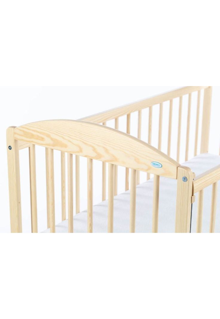 Cuna KUBA Lateral Ajustable (120 x 60) - Pino Natural-8