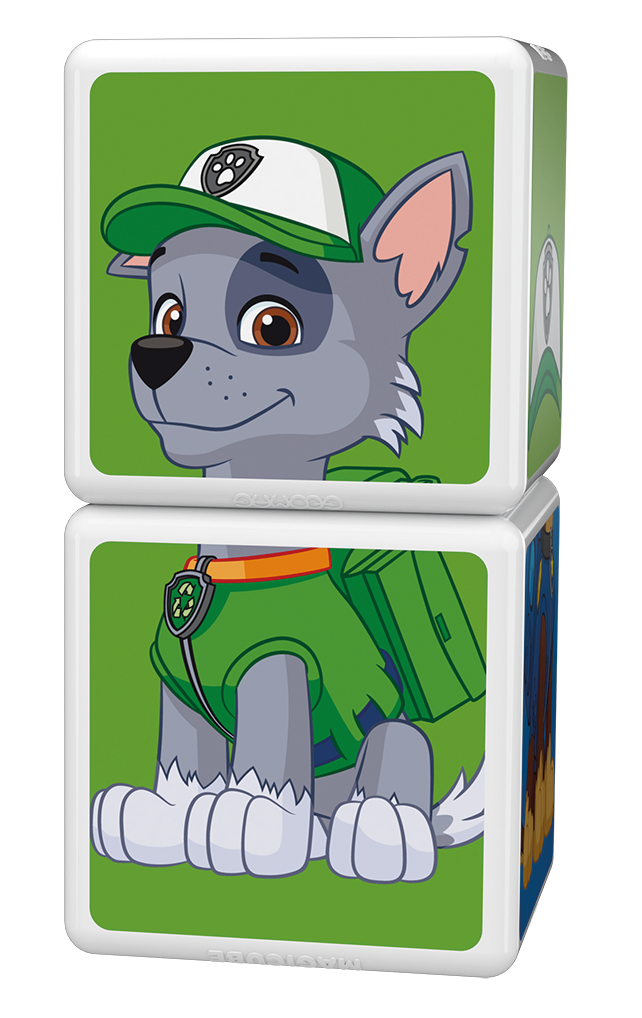 Cubos Magnéticos Paw Patrol-Chase-Skye-Rocky 3 U-3