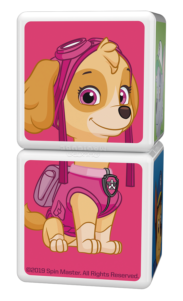 Cubos Magnéticos Paw Patrol-Chase-Skye-Rocky 3 U-4